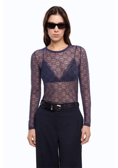 Maglia in pizzo stretch PINKO | 107737A3MKF92
