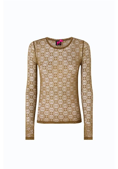 Maglia in pizzo stretch PINKO | 107737A3MKX24