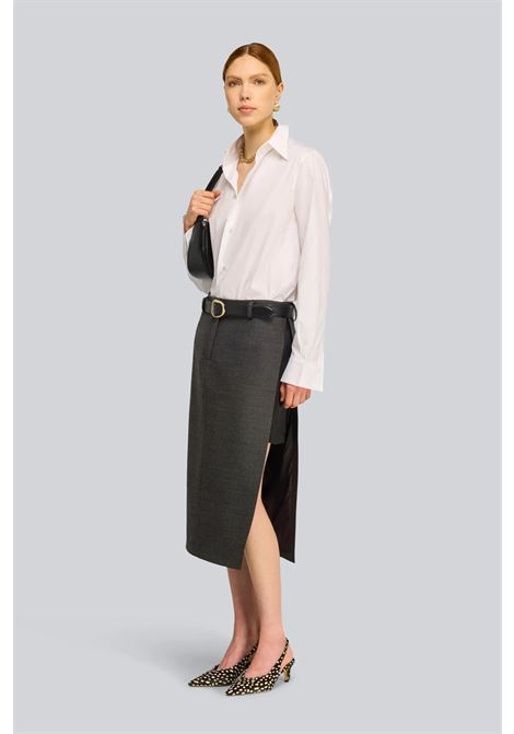 Gonna midi in flanella Semicouture | Gonne | S6WI18Y51
