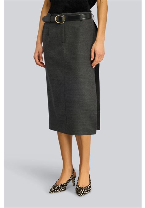 Gonna midi in flanella Semicouture | Gonne | S6WI18Y51
