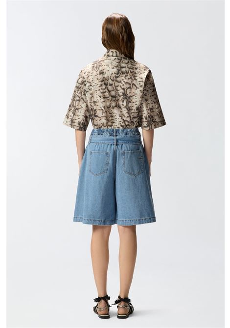 Bermuda Pinko ballo in denim wide leg PINKO | 106258A3A9PJD